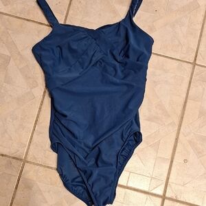 Blue One-Piece Swimsuit